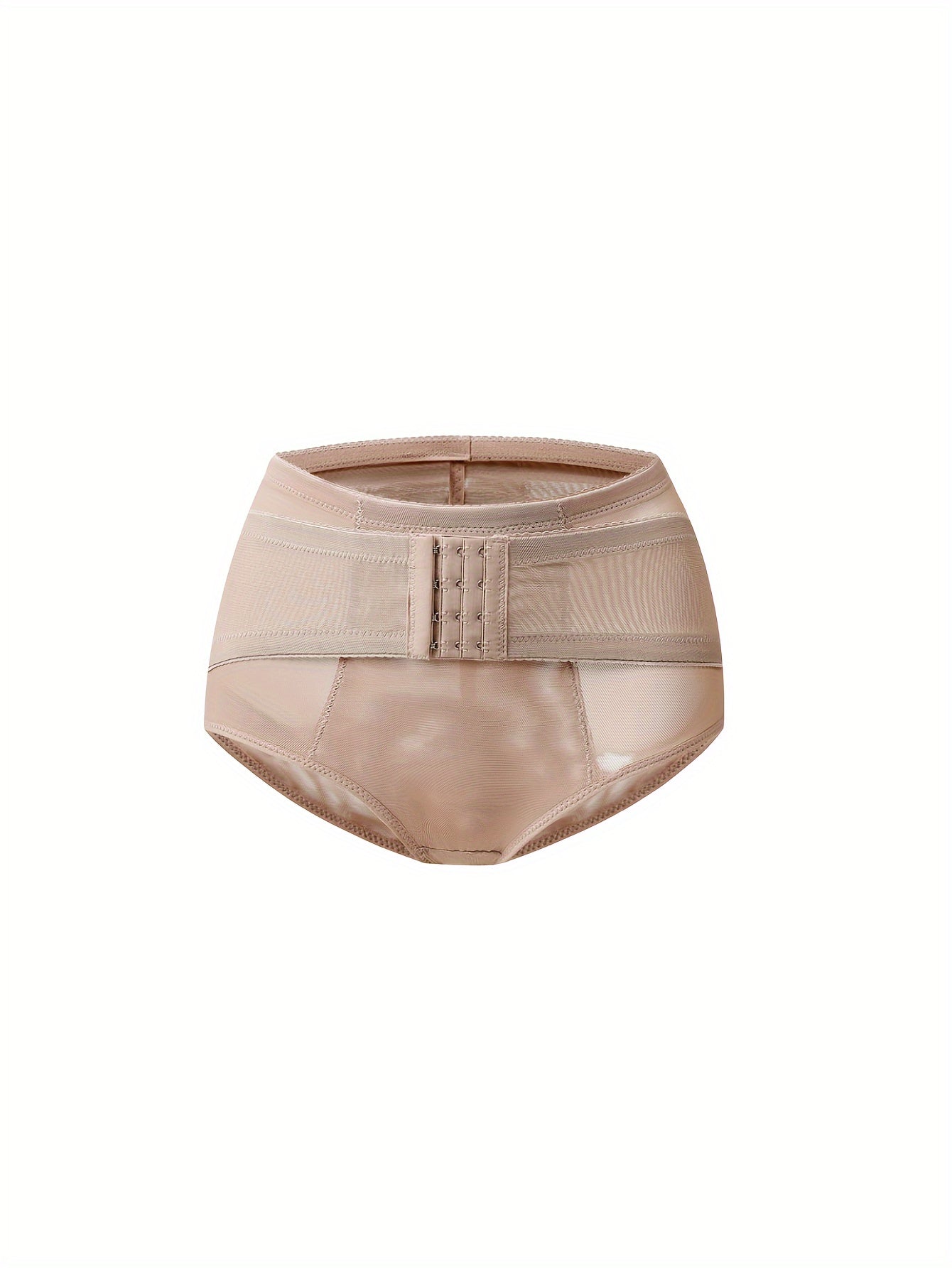Mesh Shaping Panties Front Buckle Tummy Control Slimmer Panties