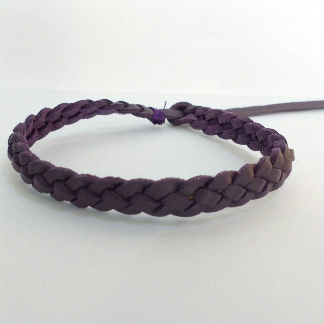 Adjustable Two Tone Braided Bracelet for Everyday Wear
