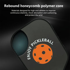 T300 Carbon Fiber Pickleball Racket 220g Frosted Cloth Pattern Paddle