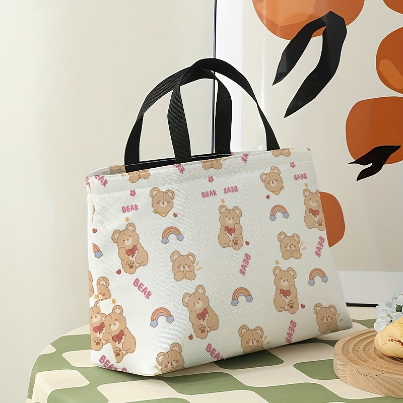 Bear Portable Lunch Bag Waterproof Insulated Outdoor Picnic Travel