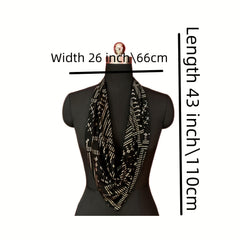 Vintage Hot Stamping Triangle Scarf Clothing Scarf Belt Tie