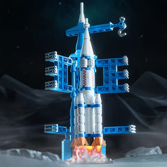 130pcs Aerospace Rocket Building Blocks Spaceship Educational Toys