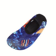 Boy's Cartoon Fish Water Shoes Quick Dry Lightweight Soft Water Socks