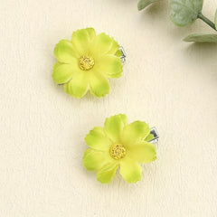8pcs Baby Girls Mini Flower Hair Clips Daisy Barrettes Spring Hair Accessories