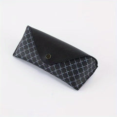 Plaid Glasses Bag Snap Button Sunglasses Reading Glasses Pouch