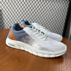 Men's Odor Resistant Mesh Sneakers Lace up Comfortable Walking Shoes
