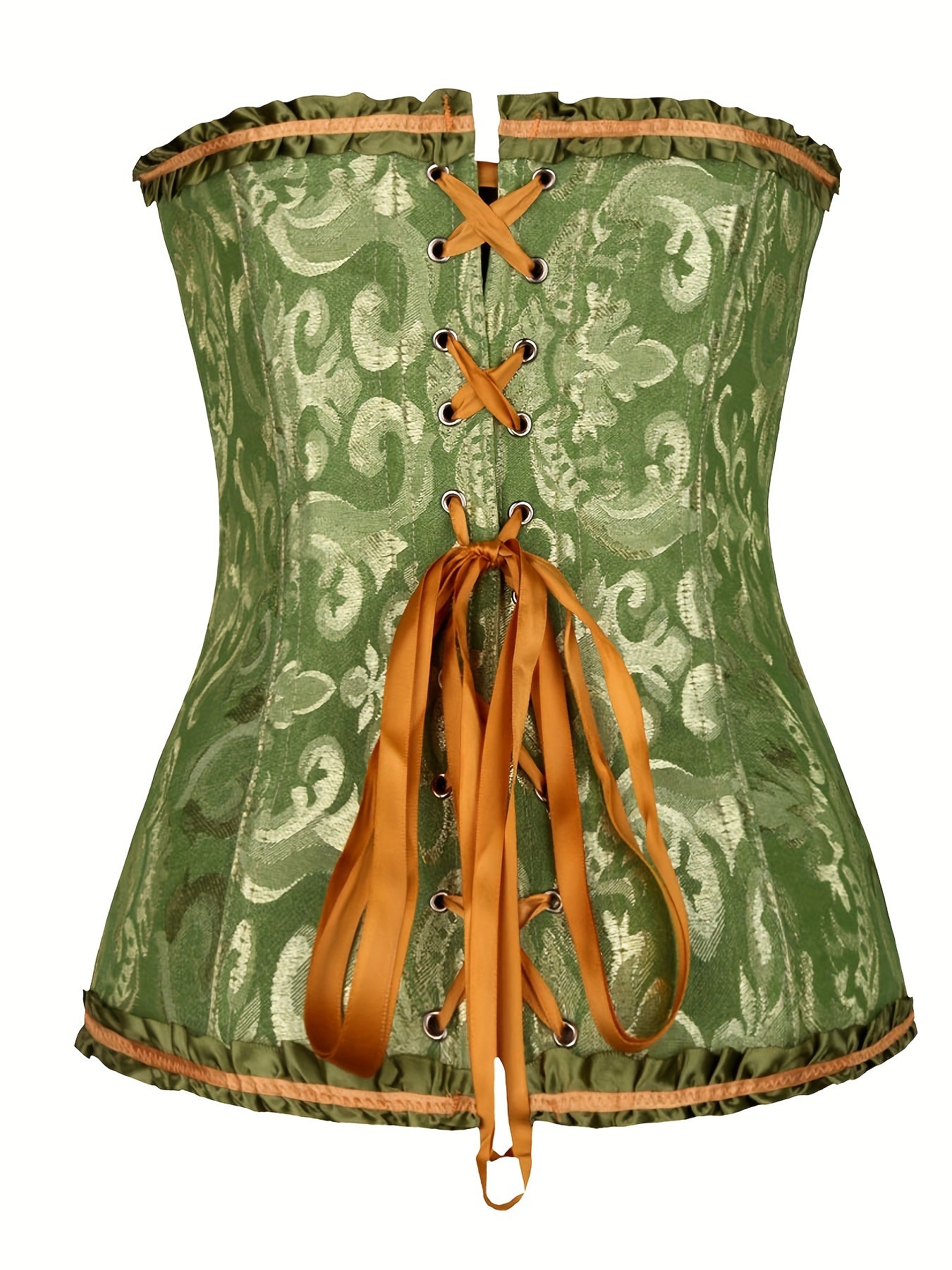 Strapless Corset Bustier Lace Up Body Shaper Women's Lingerie