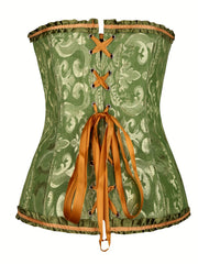 Strapless Corset Bustier Lace Up Body Shaper Women's Lingerie