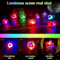 LED Light Up Fidget Spinner Party Favors Kids Birthday Supplies Halloween