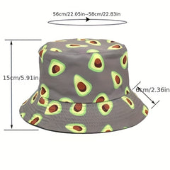 Reversible Bucket Hat Lightweight Casual Sun Hat Spring & Summer