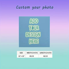Custom Square Scarf - Personalized Patterns and Text - DIY Designable