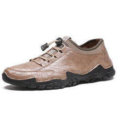 Men's Microfiber PU Leather Slip On Casual Shoes