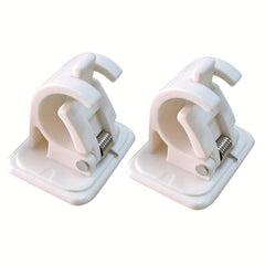 2pcs Bar Shaped Hanging Clips for Curtains Towels Bathroom Accessories