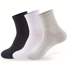 3 Pairs Soft Casual Breathable Socks for Running Cycling Training