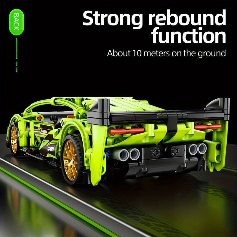 Green Racing Building Blocks with Precision Particles