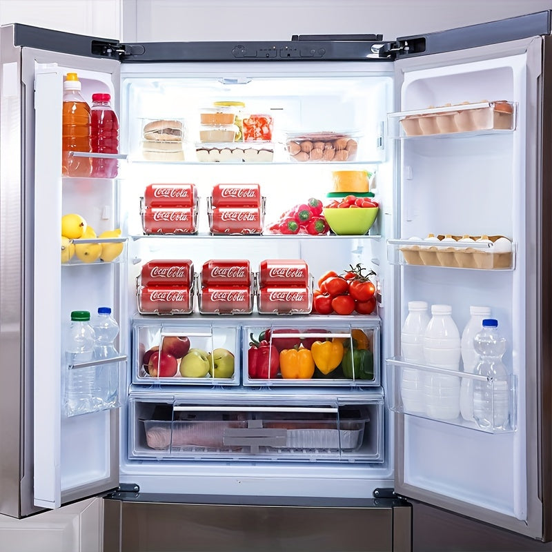 Double Layer Refrigerator Beverage Storage Box