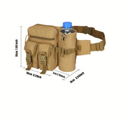 Outdoor Waist Bag with Water Bottle Holder