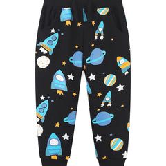 Space Planet Rocket Boys Jogger Sports Pants