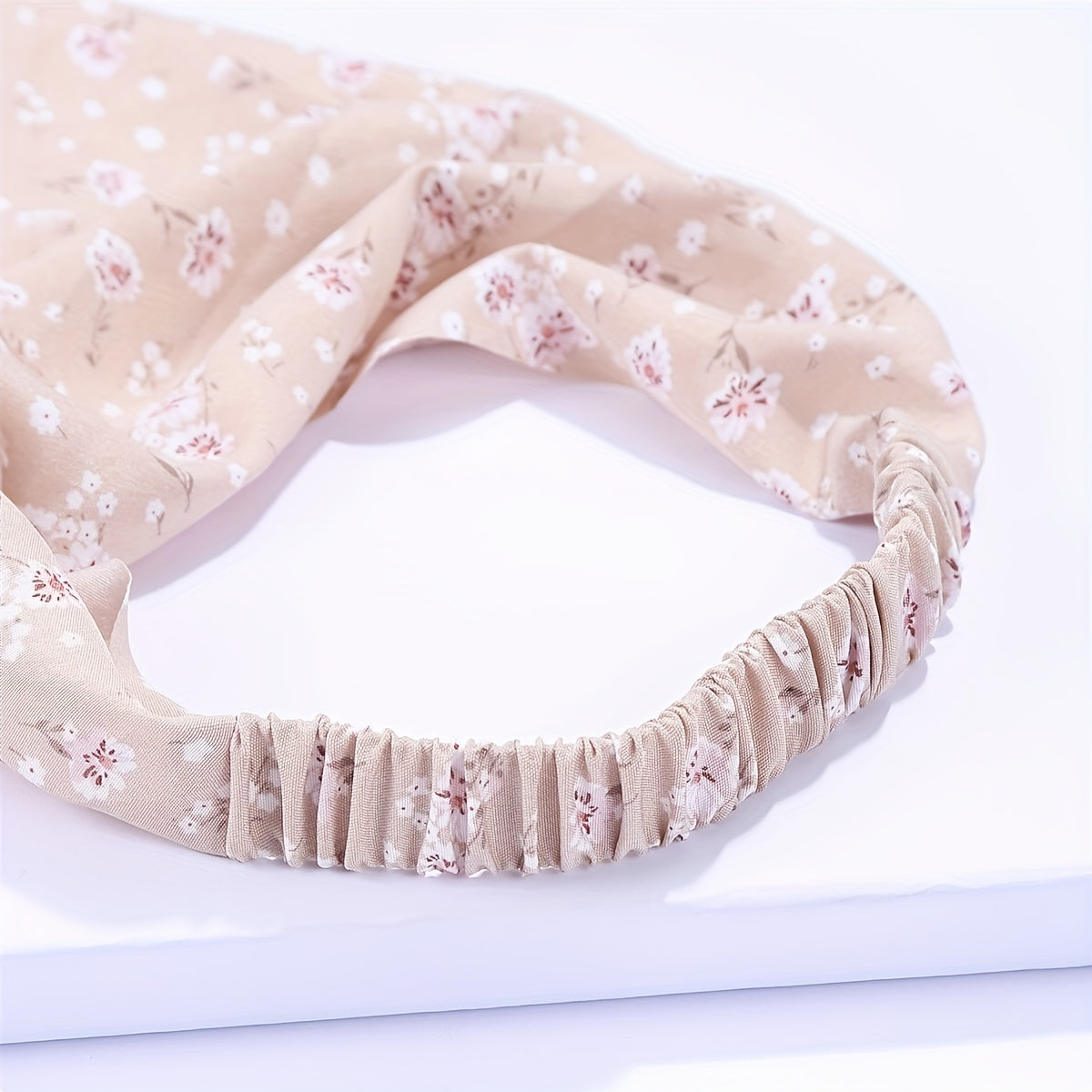 3pcs Floral Triangle Scarf Elastic Hawaii Turban Bandana Women Head Wrap