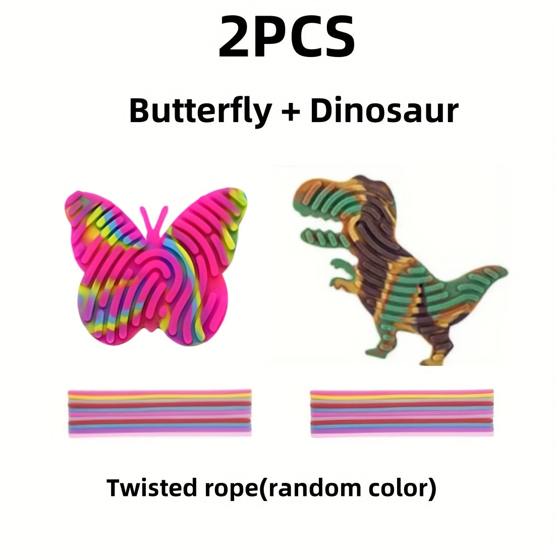Silicone Sensory Activity Board - Butterfly, Dinosaur, Elephant Designs