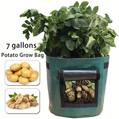 Potato Planting Bag 7 Gallons with Entrance Baffle