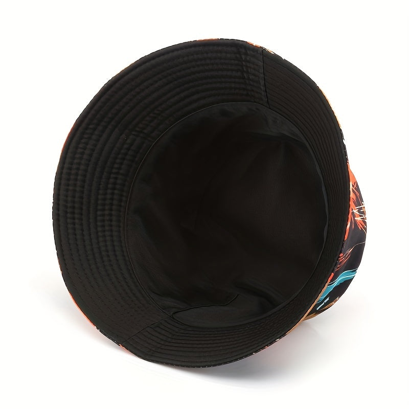 Fisherman Hat Men's Sunscreen Hat Women's Bucket Hat Letter Double Basin Hat