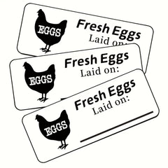 60pcs Egg Paper Box Date Label Self adhesive Label