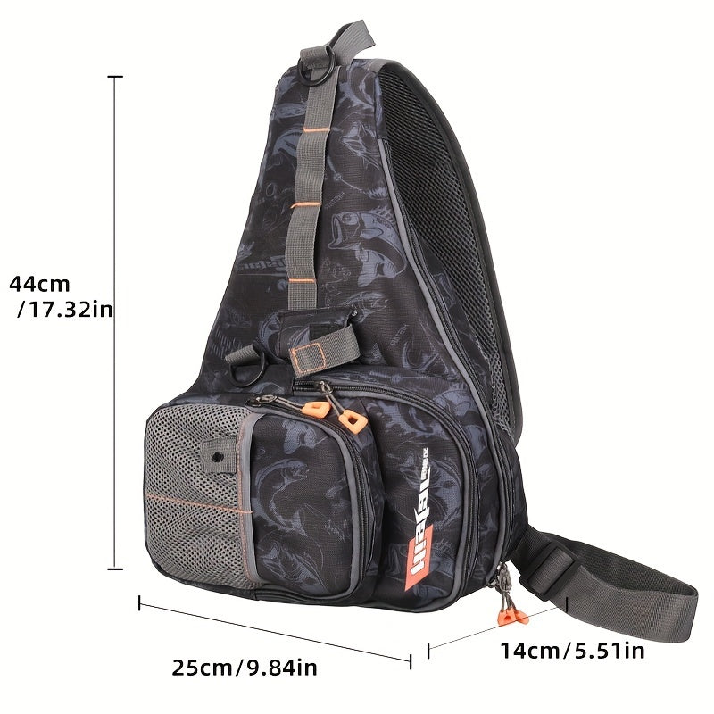 Histar Fishing Tackle Bag Large Capacity Crossbody Bag