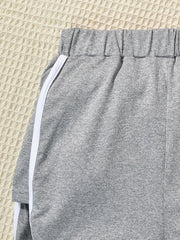 Girls Casual Plain Waistband Shorts for Kids Summer