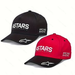 Adjustable Mens Summer Peaked Cap with Letter Embroidery