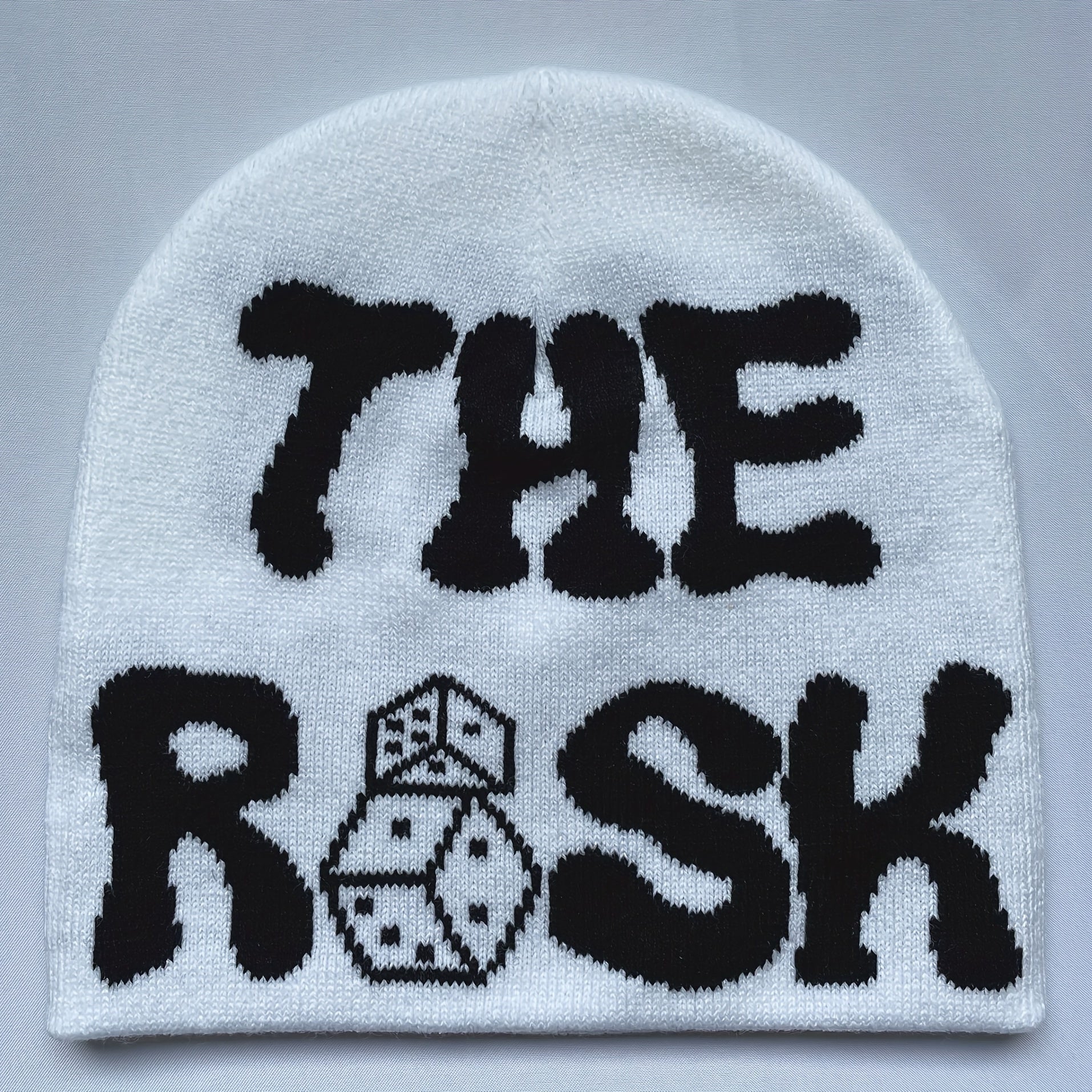 English Jacquard Knitted Hat Hip Hop Cap Warm Letter Cap