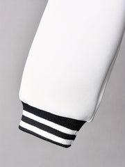 Boys Varsity Jacket Long Sleeve Letter Graphic Block Collar