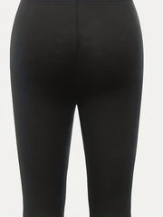 Graphic Print High Waist Leggings Slim Fit Casual Leggings