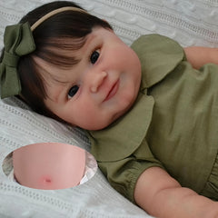 BZDOLL Reborn Youngsters Girl Doll in Light Beige with Vein Maddie Alive Bebe Pr