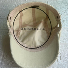 British Casual Cotton Duck Tongue Visor Hat Beret