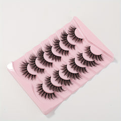 Fluffy 6D Mink Wispy Cat Eye Lashes Pack