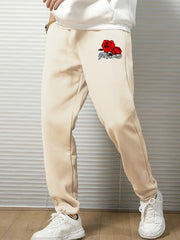 Men's Graphic Print Drawstring Sweatpants