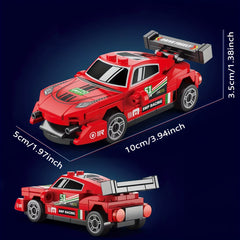 1000pcs Sports Car Building Blocks Model Racing Car Models Set ABS Material