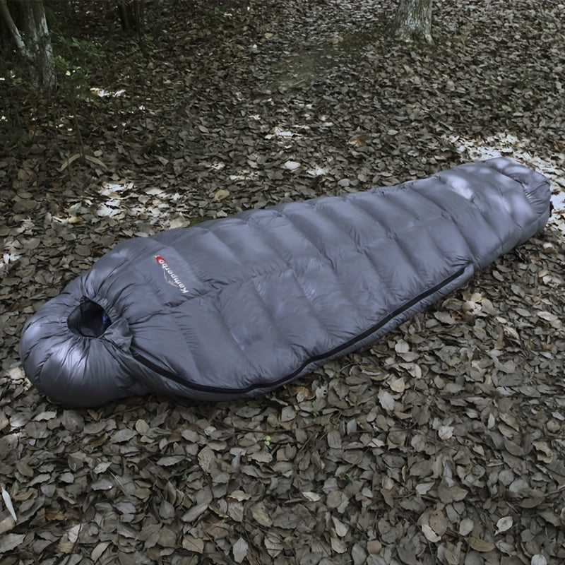 1pc Goose Down Sleeping Bag - Winter Camping & Hiking