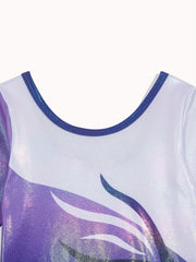 Girls Ballet High Stretch Long Sleeve Bodysuit For Dance Performance