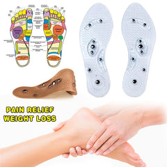 Orthopedic Massage Insoles Men Women Slimming Breathable Running Shoes Cushion