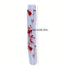 Blood Print Calf Socks Halloween Cosplay Knee High Socks