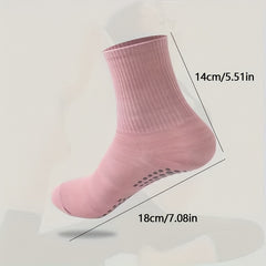 Thermal Yoga Socks Non-Slip Silicone Bottom Indoor Fitness Dance Socks