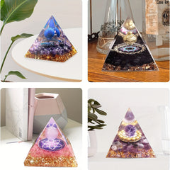 5pcs Pyramid Resin Casting Silicone Jewelry Molds Set for Resin Crafts