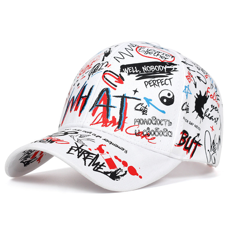 Men's Graffiti Baseball Cap Casual Sun Hat