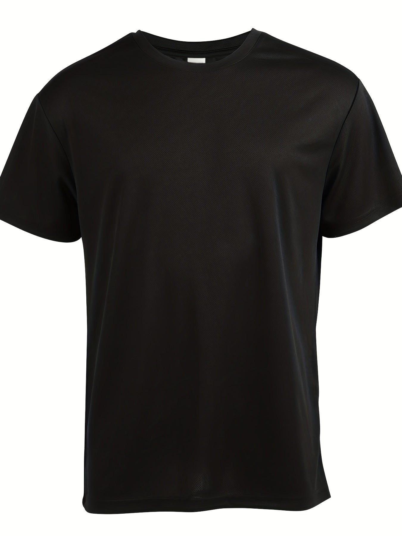 5pcs Men's Crew Neck T-shirt for Fitness Gym Running