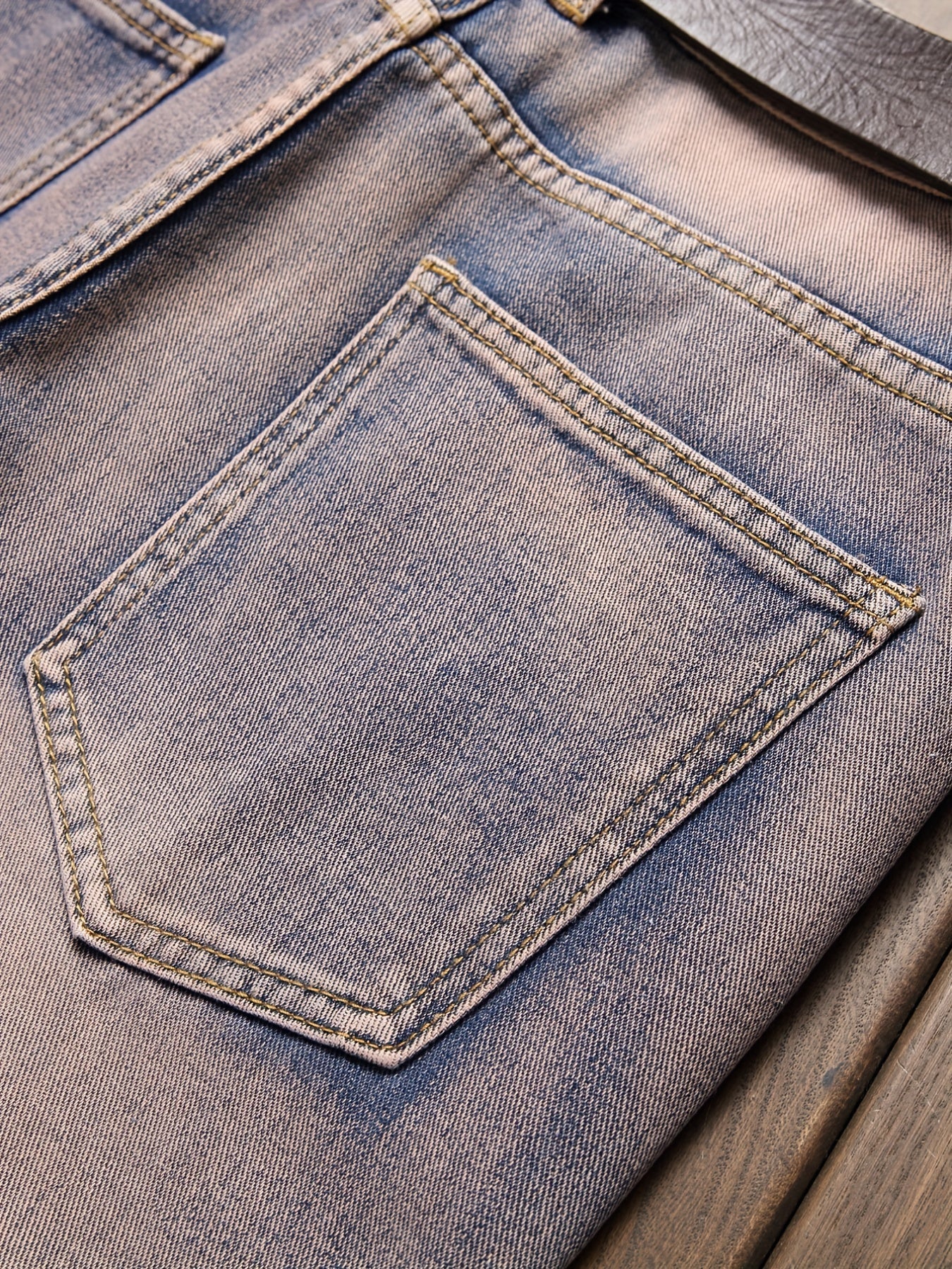 Slim Fit Ripped Jeans Mens Casual Street Style Distressed Denim Pants