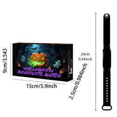 5pcs Halloween LED bracelets - Event Party Wristwear Glow Accessories