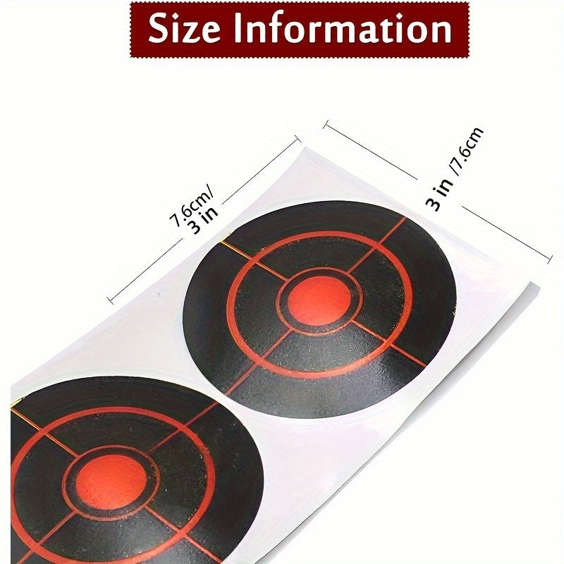 250pcs 7 Reactive Paper Targets For Archery Practice