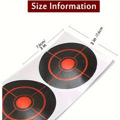 250pcs 7 Reactive Paper Targets For Archery Practice